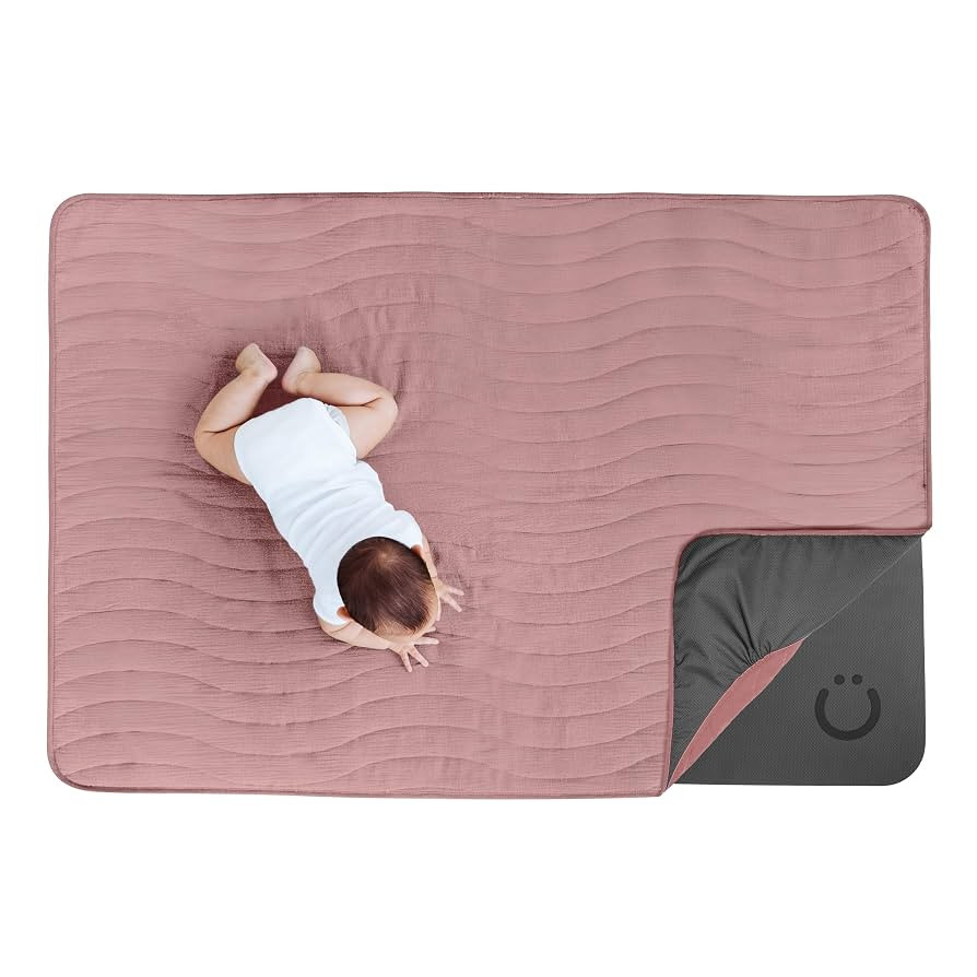Ubbi Baby Floor Mat, Thick and Comfortable 40.5 x 57 Padded Play Mat for Babies and Toddlers, Det... | Amazon (US)