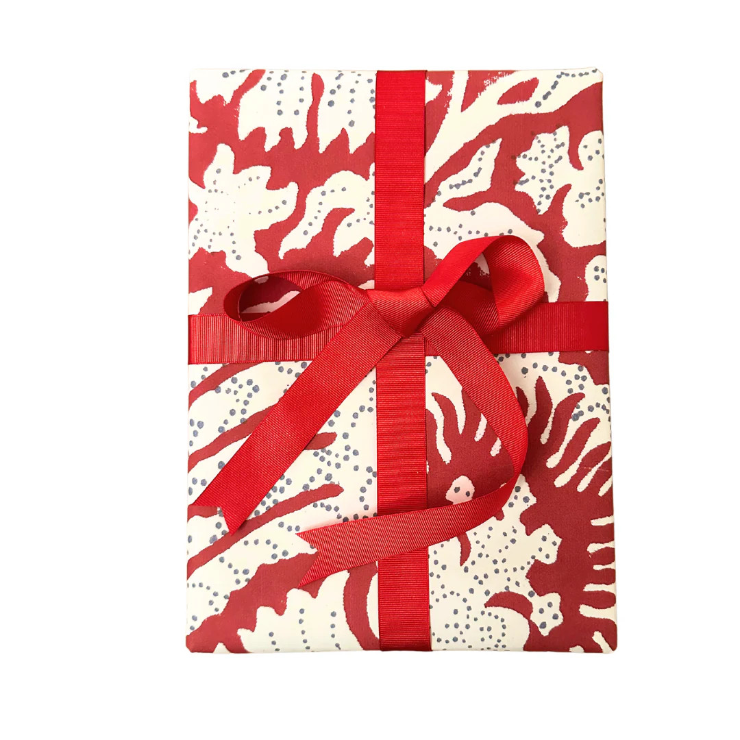 Meraki Gift Wrap ~ Ruby | Fete Home LLC