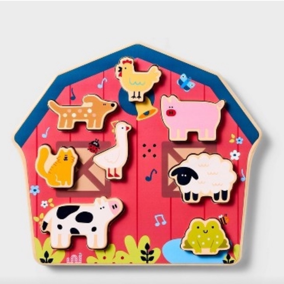 Barnyard animal puzzle with sound

#LTKFindsUnder50 #LTKGiftGuide #LTKBaby