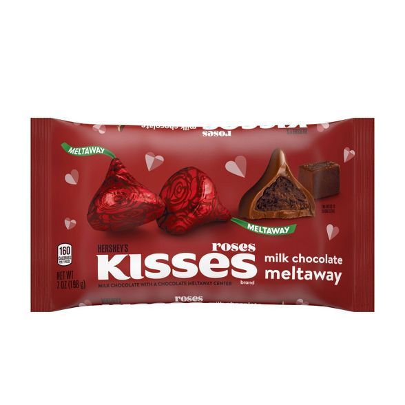 Hershey's Kisses Valentine's Day Roses with Chocolate Meltaway Center - 7oz | Target
