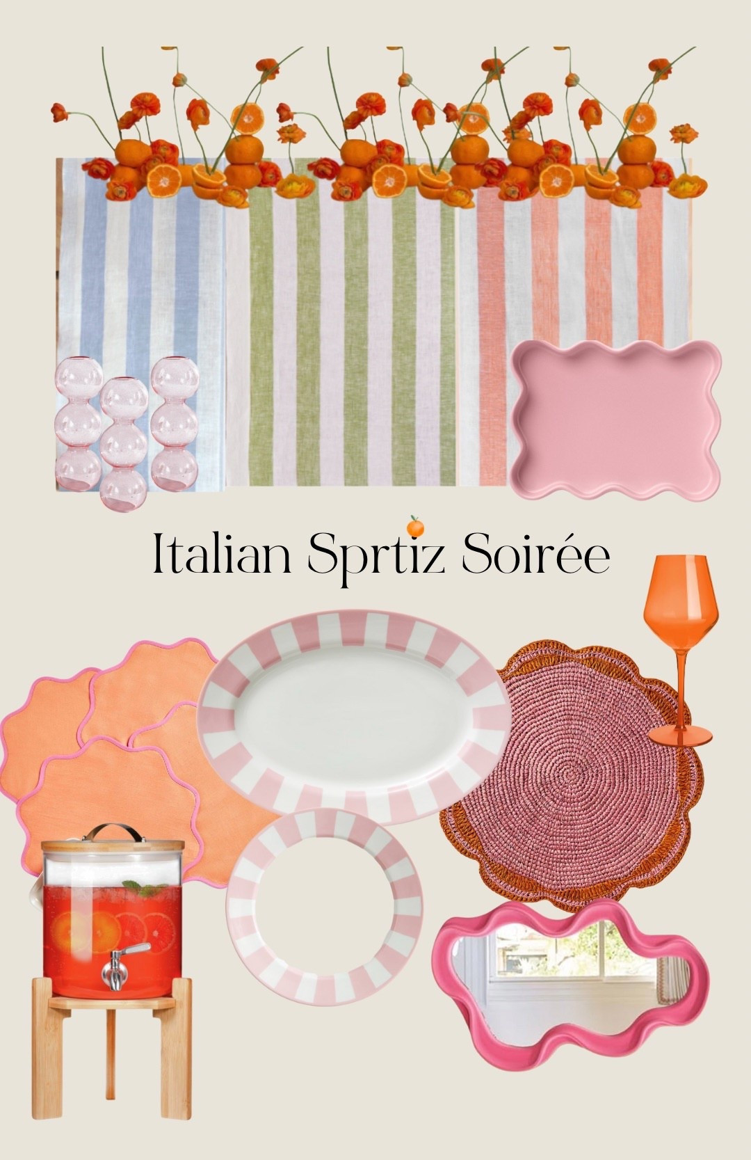 Spritz soirée what we used! Linked everything I could! A lot of the HM items sold out. 

#LTKHome #LTKSeasonal