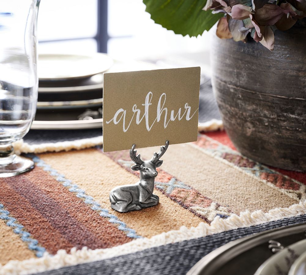 Stag Place Card Holders - Set of 4 | Pottery Barn (US)