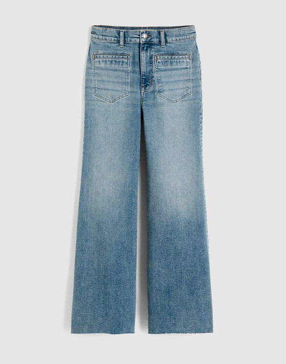 Flared Wide-Leg Crop Jeans | Madewell