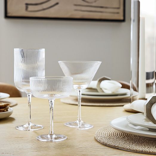 Fluted Glassware Sets | West Elm (US)