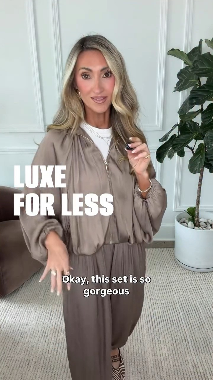 This luxe for less set is everything!! Looks so elevated & you can easily dress it up or down ✨

#LTKootd #LTKgrwm #LTKSaleAlert