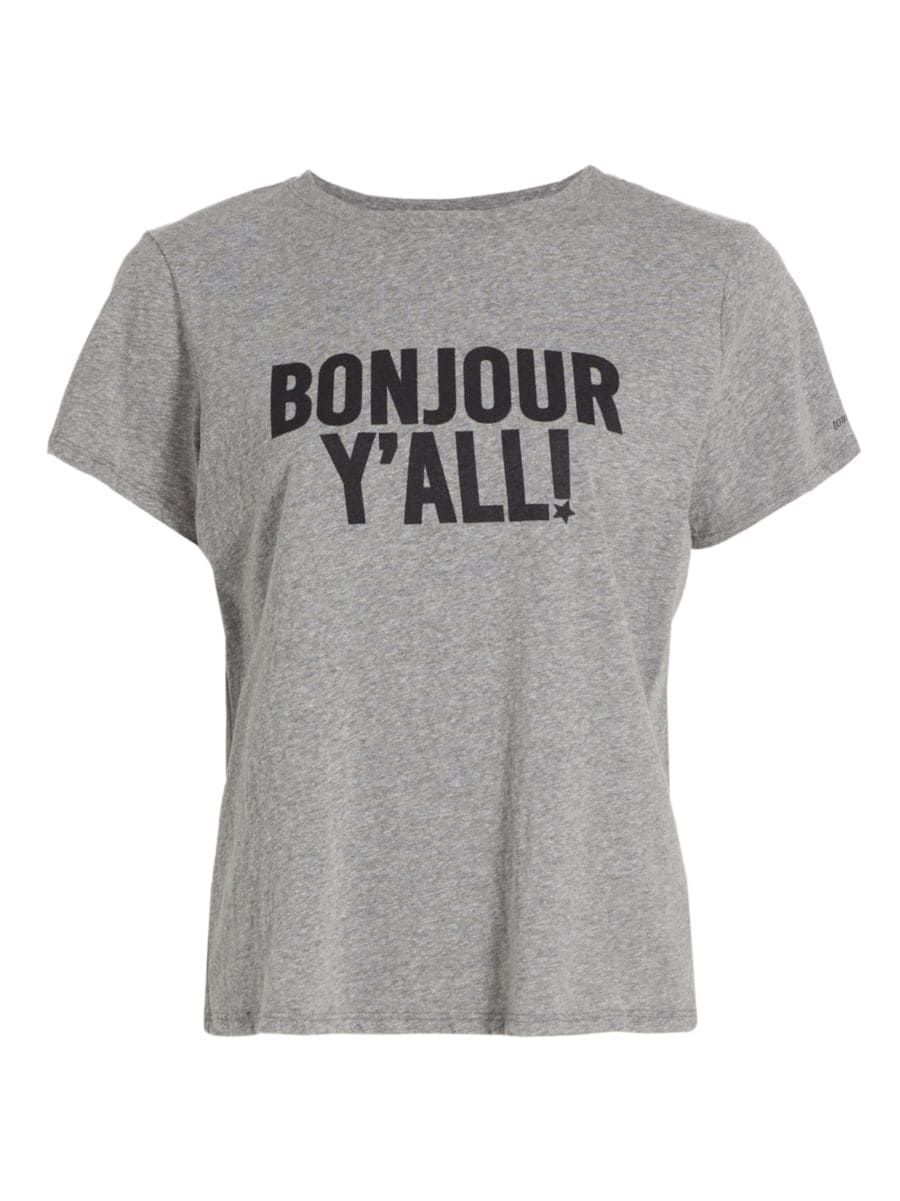 Cinq à Sept Bonjour Y'all Graphic T-Shirt | Saks Fifth Avenue