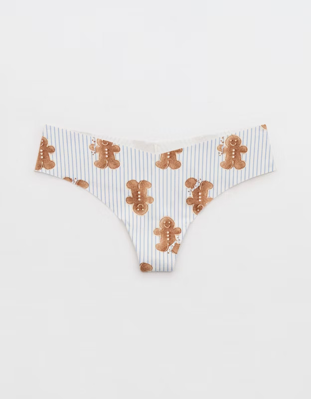 Superchill No Show Cotton Thong Underwear | Aerie