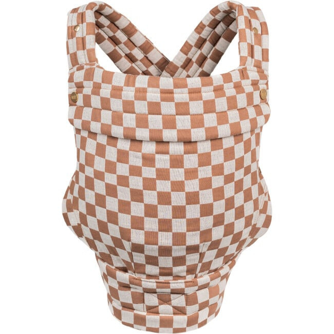 Carriers | Monarch Buckle Carrier, Mocha Check Mabē | Maisonette | Maisonette