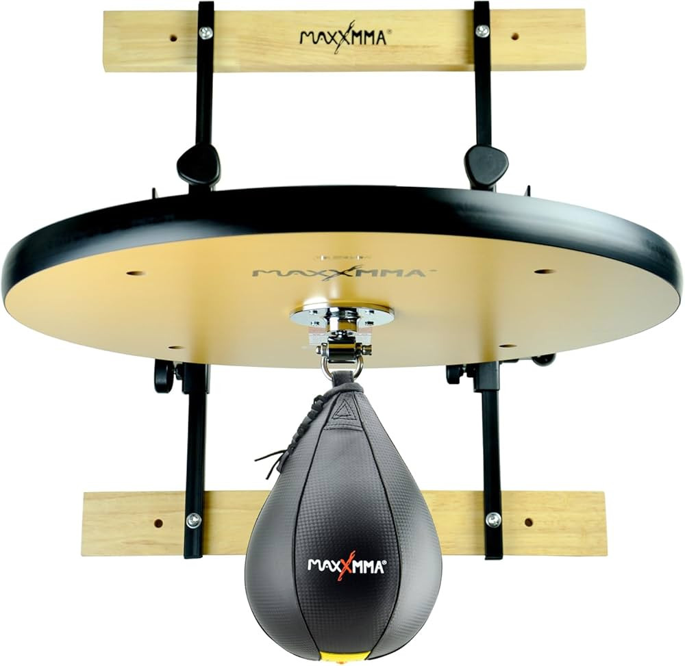 MaxxMMA Speed Bag Platform Kit - Heavy Duty Boxing Training Equipment with Punching Ball, Adjusta... | Amazon (US)