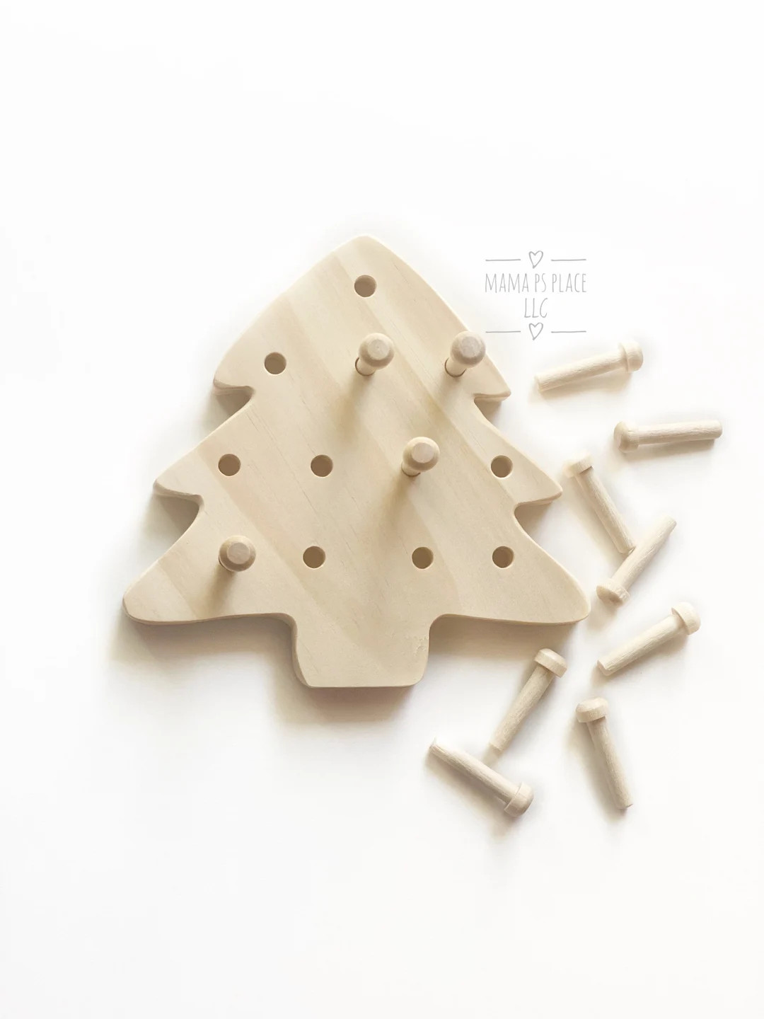 Tree / Peg Puzzle / Christmas Tree / Wooden Peg Board Game / - Etsy | Etsy (US)