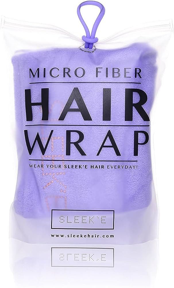 Sleek'e Microfiber Hair Wrap | Ultra Absorbent and Soft Anti-Frizz Quick Dry Hair Turban Twist To... | Amazon (US)