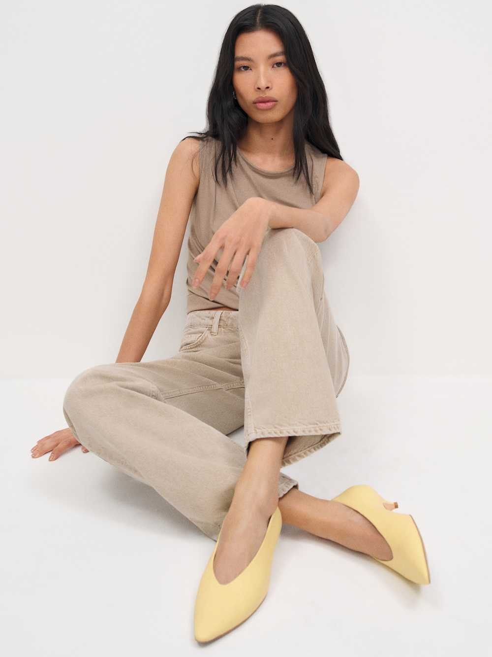 Calista Kitten Heel Pump | Reformation (Global)