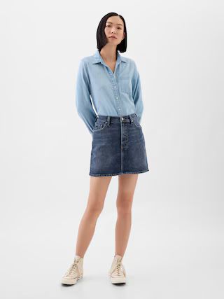 Denim Mini Skirt | Gap Factory