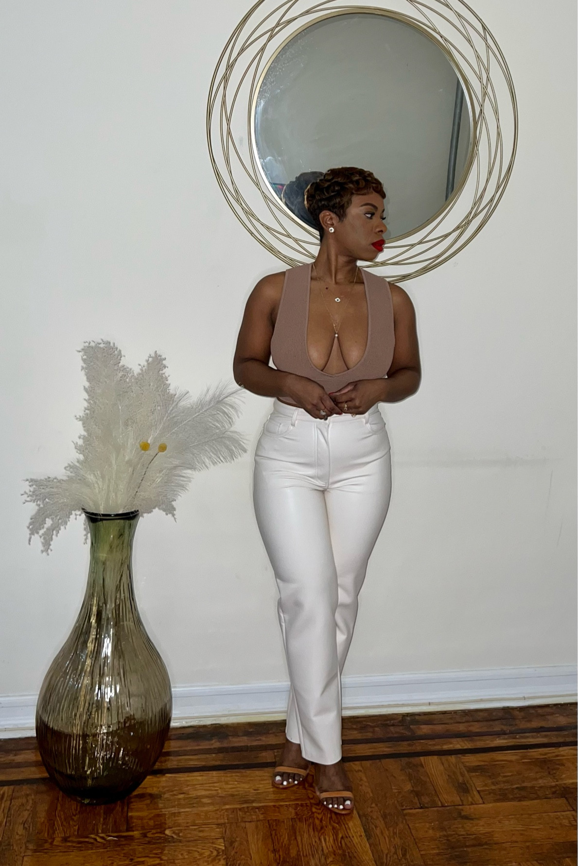 The Melina vegan leather pants from Aritzia are a great transitional piece for Spring…especially in New York where it’s barely even trying 

#LTKsalealert