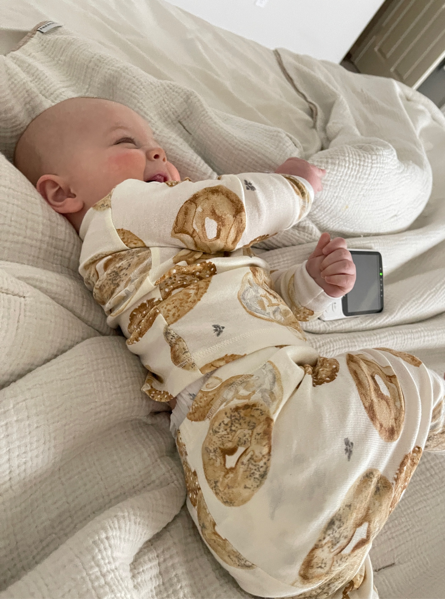 The bagel butt 😭😭😭
Burt’s Bees baby pajamas fit SO well. They’re stretchy, soft, and durable. No pilling or fading! Parker is 9.5 months and wearing the size 12M. There’s wiggle room to grow! 

Baby boy, toddler boy, pajamas, pjs, cotton pajamas, bagels, neutral baby clothess

#LTKfamily #LTKkids #LTKbaby