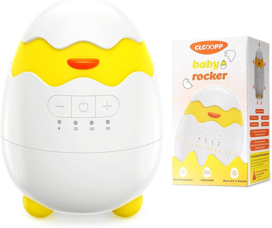 Baby Sleep Soothers Rechargeable Baby Rocker for Stroller Pram Crib Vibrating Soother Portable Ba... | Amazon (US)