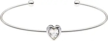Hasina Crystal Heart Bangle | Nordstrom