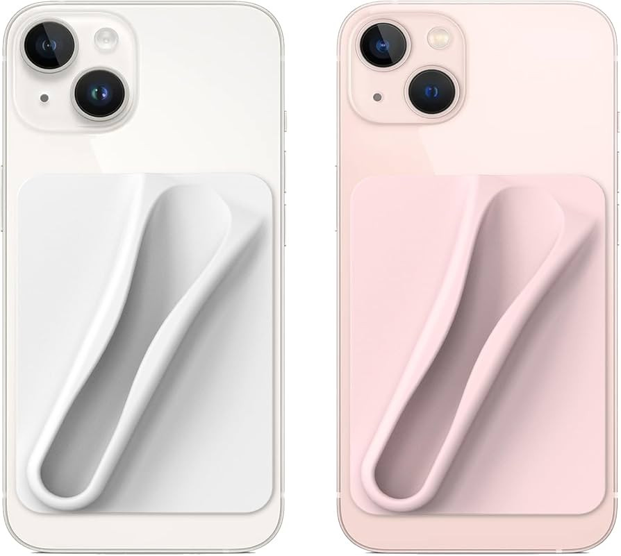 DOB SECHS 2PCS Silicone Lip Holder for Cell Phone Lipstick Lip Glaze Phone Case Back Stick On Hol... | Amazon (US)