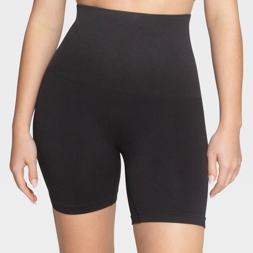 Belly Bandit Postpartum Slim Straight Compression Maternity Bike Shorts - Black L | Target