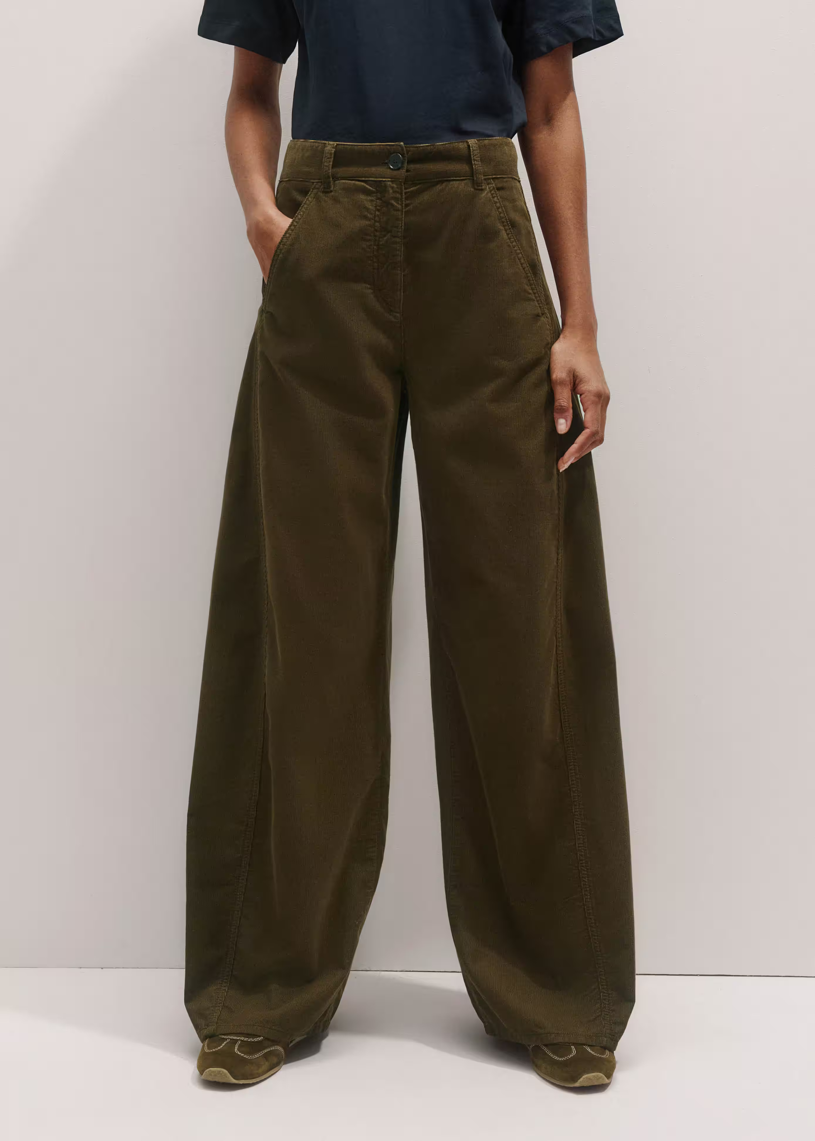 Cord Super Soft Wide Engineered Trouser Washed Cotton Cord | ME+EM Global (Excluding US)