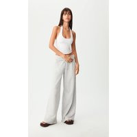 Stradivarius Racer-neck top White S | Stradivarius (UK)