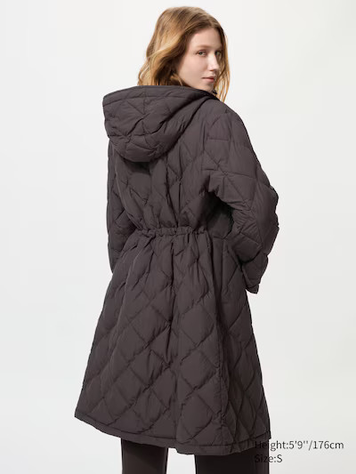PUFFTECH Relaxed Long CoatColor: 39 DARK BROWNSize: WOMEN MXXSXSSMLXLXXLCheck my sizeGet help wit... | UNIQLO (US)
