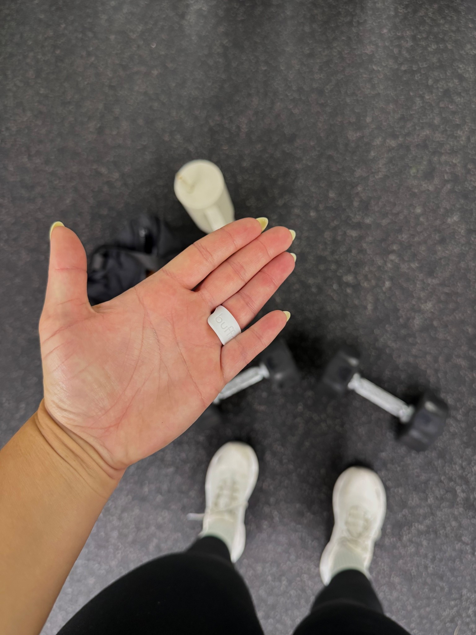 buffr ring protector for your rings while you workout!!🫶🏼💍 fits over my Oura ring as well!

I get my true ring size! 