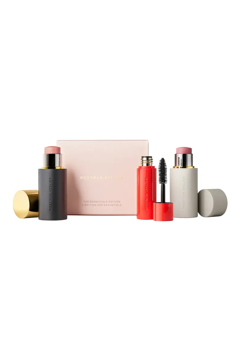 Westman Atelier The Essentials Edition $122 Value in Clean Black/Petal/Nectar at Nordstrom | Nordstrom
