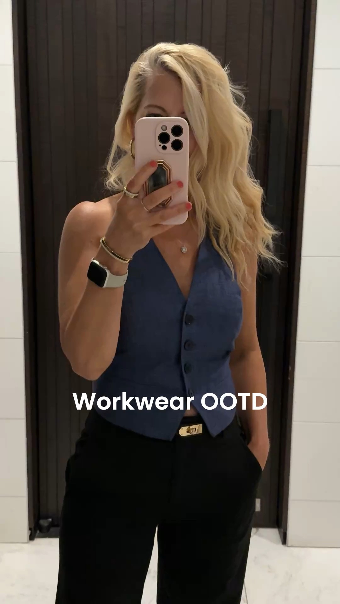 Workwear outfit of the day! 
Vest XS
Trousers Size 0



#LTKootd #LTKWorkwear #LTKOver40