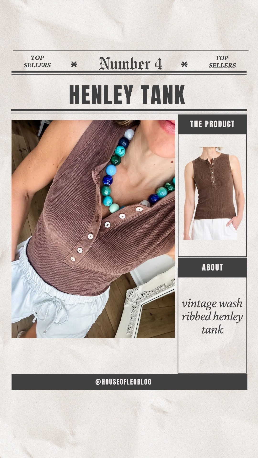 Small Henley tank top. Target style.

#LTKOver40