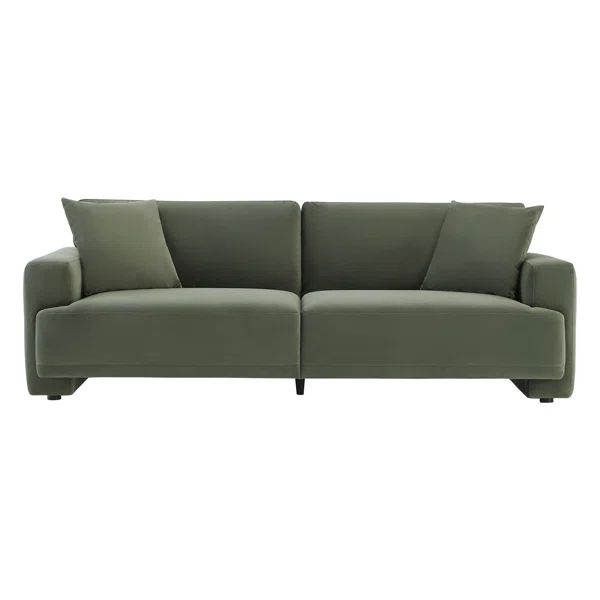 Ives 90'' Upholstered Deep Sofa With Recessed Arms | Wayfair North America