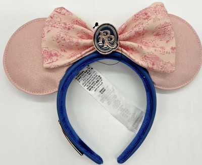 Disney Parks Riviera Resort DVC Loungefly Pink Blue Minnie Ears Headband New ? | eBay AU