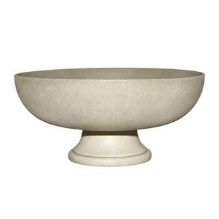 Adare 16 in. Polar White Resin Urn Planter HD1242-598R | The Home Depot