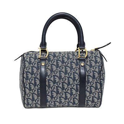 Christian Dior Trotter  BOG0053  mini boston navy  Women Bag | eBay US