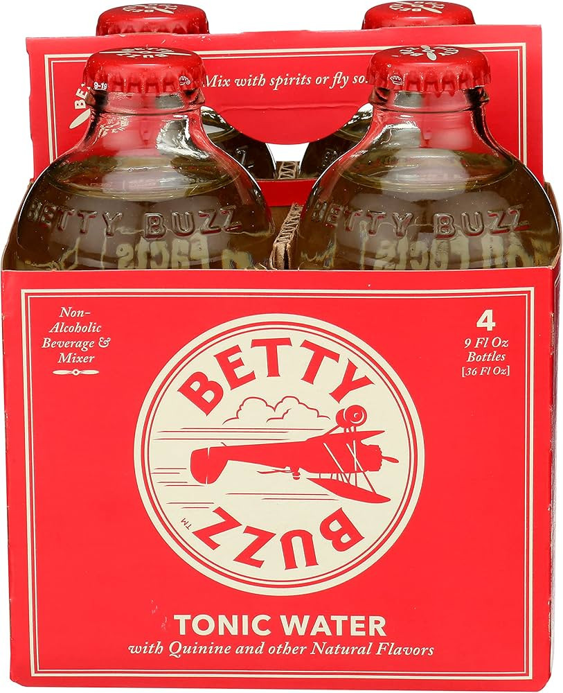 Betty Buzz Tonic Water 4pk, 9 FZ | Amazon (US)