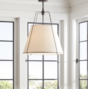 30" Conical Drum Pendant | Rejuvenation