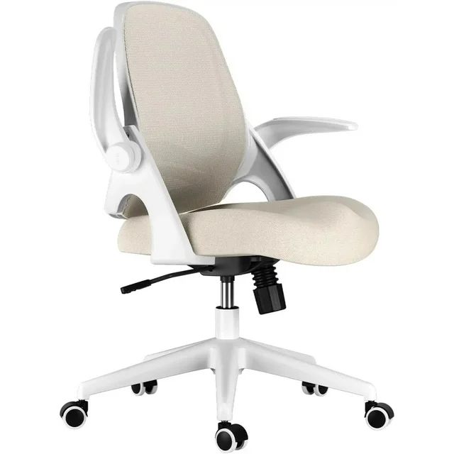 Hbada Office Chair, Desk Chair with Flip-Up Armrests and Saddle Cushion, Ergonomic Office Chair w... | Walmart (US)