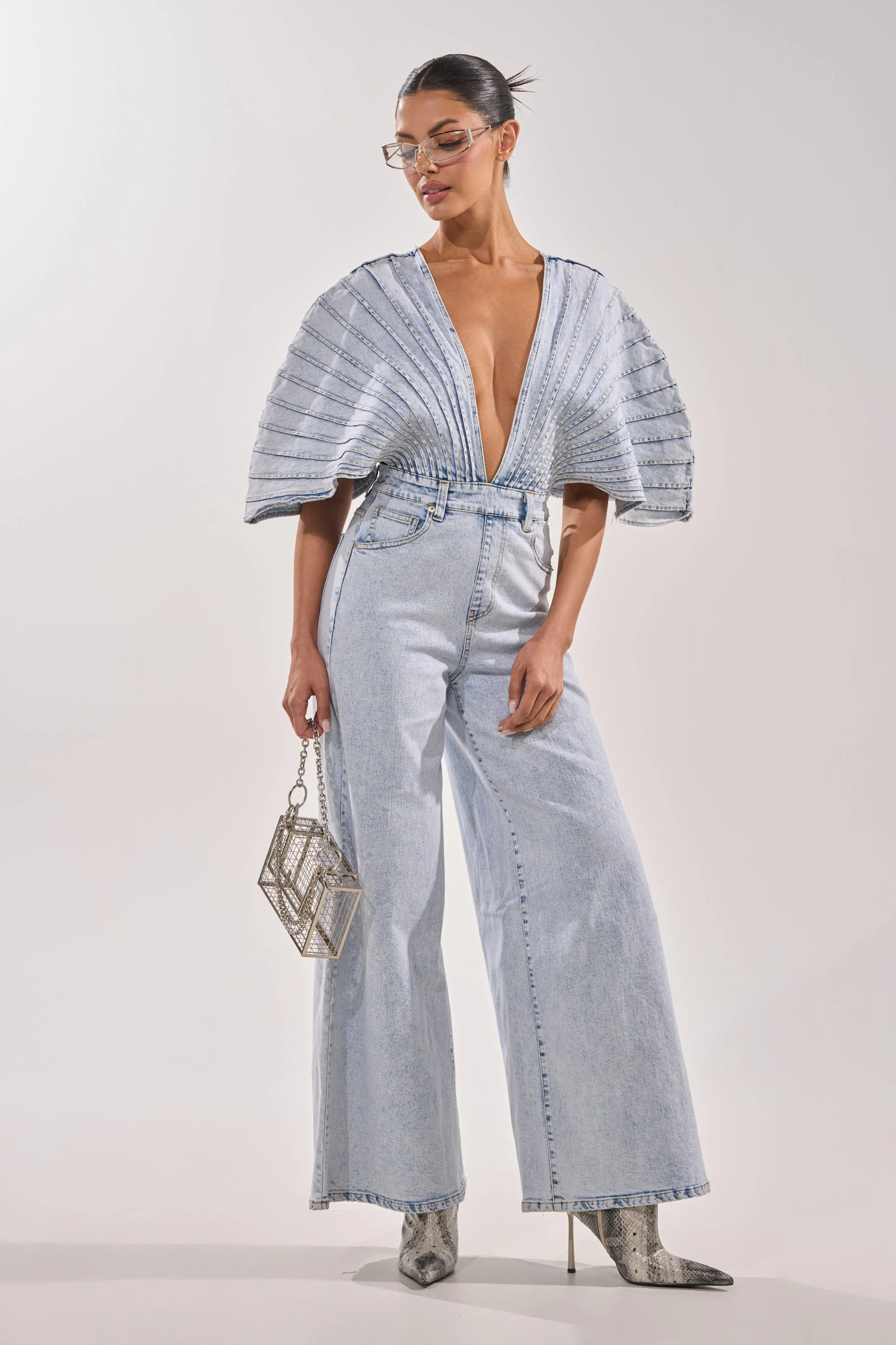 BORN TO STAND OUT DENIM JUMPSUIT | AKIRA