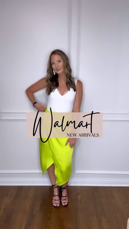 Walmart new arrivals! Summer date night looks, full coverage one piece swimsuit, casual summer dress! #walmartpartner 

Wearing tts small in all besides the 
Bathing suit & bodysuit I sized up to a medium for my longer torso 

#LTKSeasonal #LTKFind #LTKswim