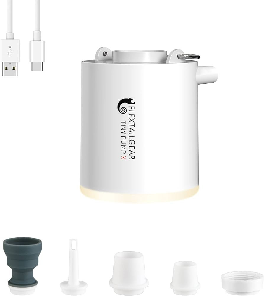 FLEXTAILGEAR Tiny Pump X Portable Air Pump+ Camping Light Ultra-Mini Air Pump with 1300mAh Batter... | Amazon (US)