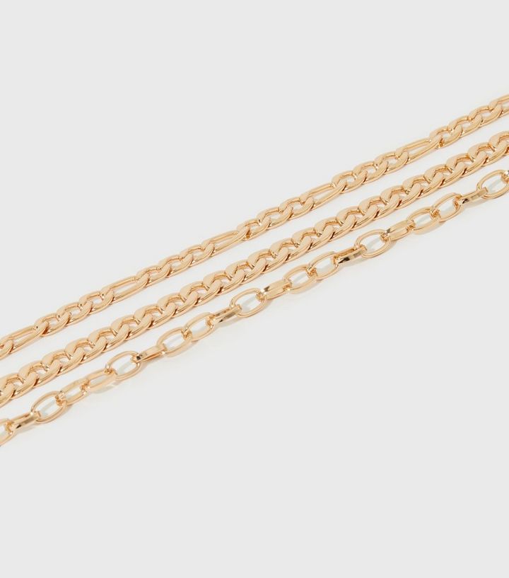 Gold Chunky Chain Layered Necklace
						
						Add to Saved Items
						Remove from Saved Items | New Look (UK)