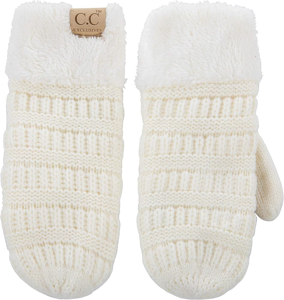 Funky Junque Kids Mittens – Thermal Knit Fleece Lined Winter Gloves for Boys & Girls Ages 5–7... | Amazon (US)