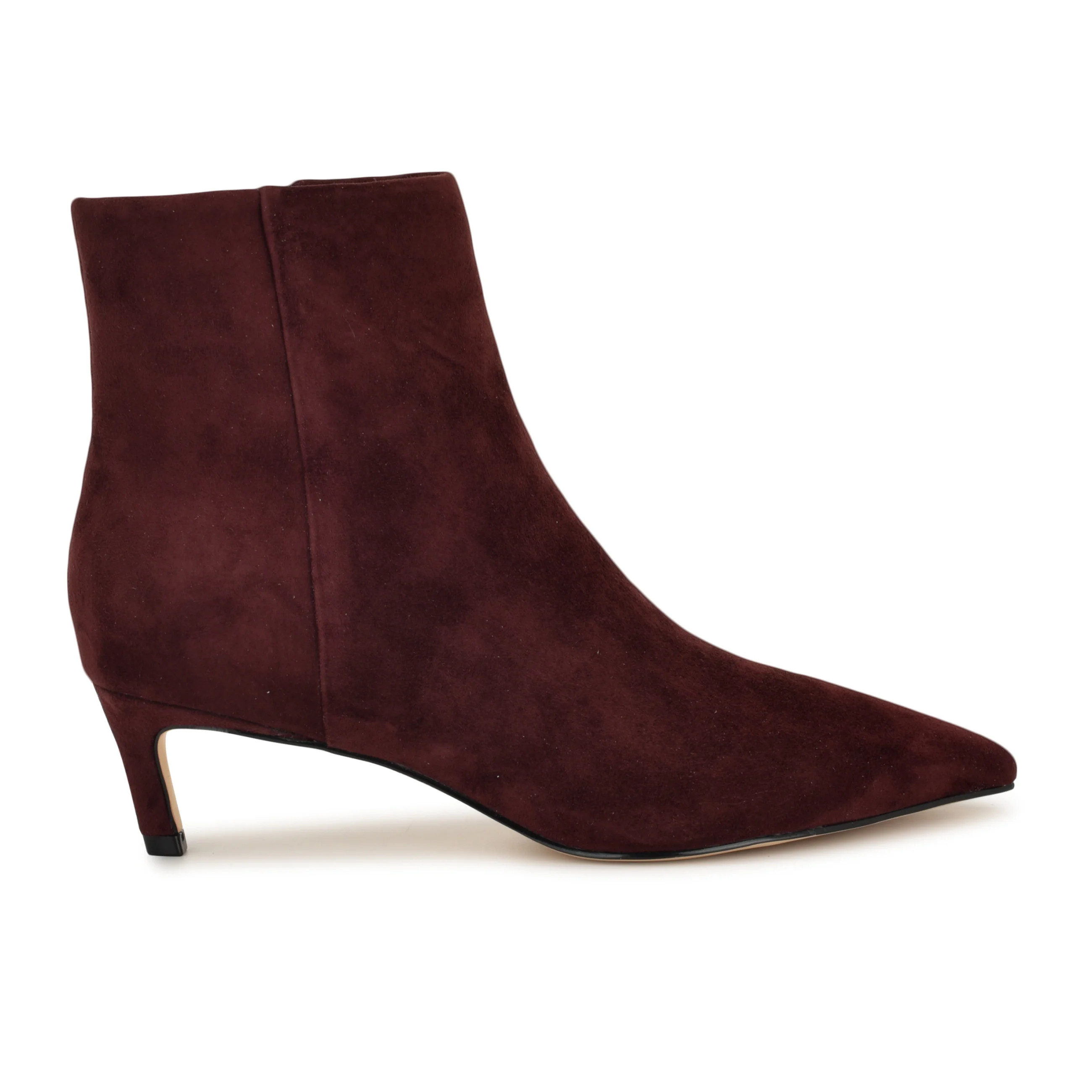 Brite Kitten Heel Ankle Leather Booties | Nine West (US)