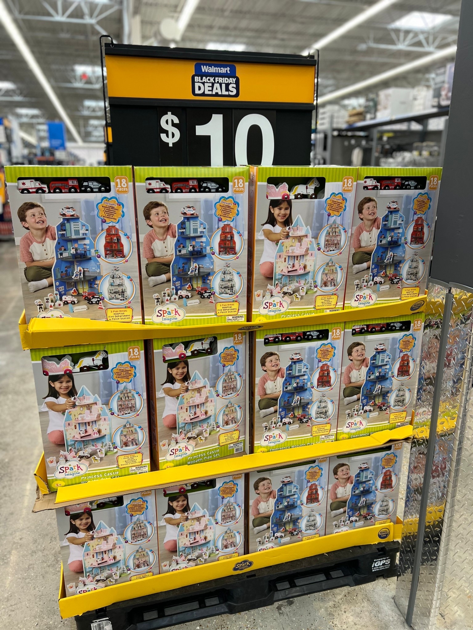 Only $10 ! Great gift idea for toddler | kids. Spark Create Imagine Wooden Princess Castle Play Set for Ages Three Years and Older

#LTKHoliday #LTKKids #LTKGiftGuide