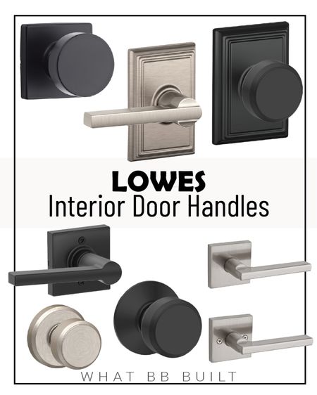 Interior Door Hardware options from Lowe’s! Also linked on Amazon!

#LTKhome #LTKunder100 #LTKstyletip