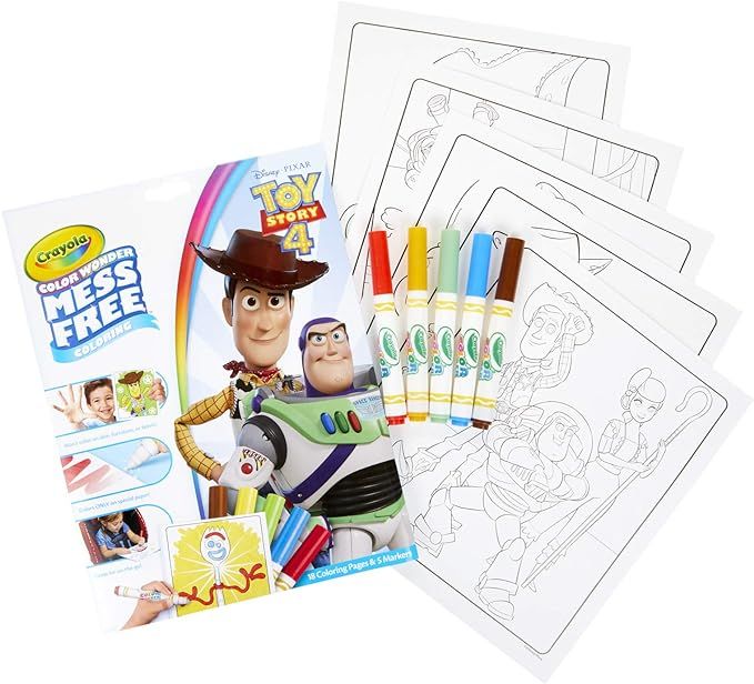 Crayola Wonder Toy Story Mess Free Coloring, Gift for Kids, Age 3, 4, 5, 6 | Amazon (US)