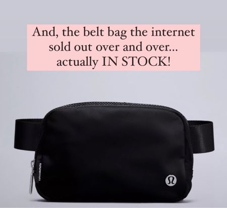 Lululemon Belt Bag is back in stock! #lululemon #beltbag

#LTKitbag #LTKunder50 #LTKstyletip