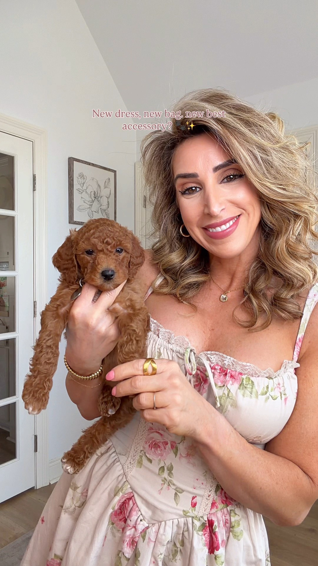 New dress calls for a new cute accessory. ☺️🐶 

Spring dresses, spring blazer, pink blazer, short floral dresses, pink kitten heels, spring outfits, spring outfit ideas with a blazer 

#LTKPetite #LTKValentine #LTKootd