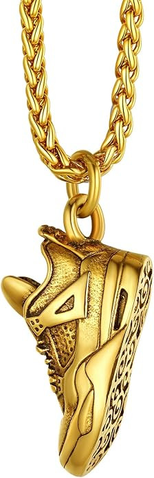 Richsteel 3D Football/Basketball/Soccer/Baseball Ball Boxing Glove Cool Necklaces Pendant for Men... | Amazon (US)