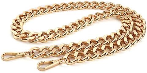 42‘’ Substantial Chunky Metal Cross-Body Chain Purse Strap Replacement for Mini Wallet,Waist ... | Amazon (US)